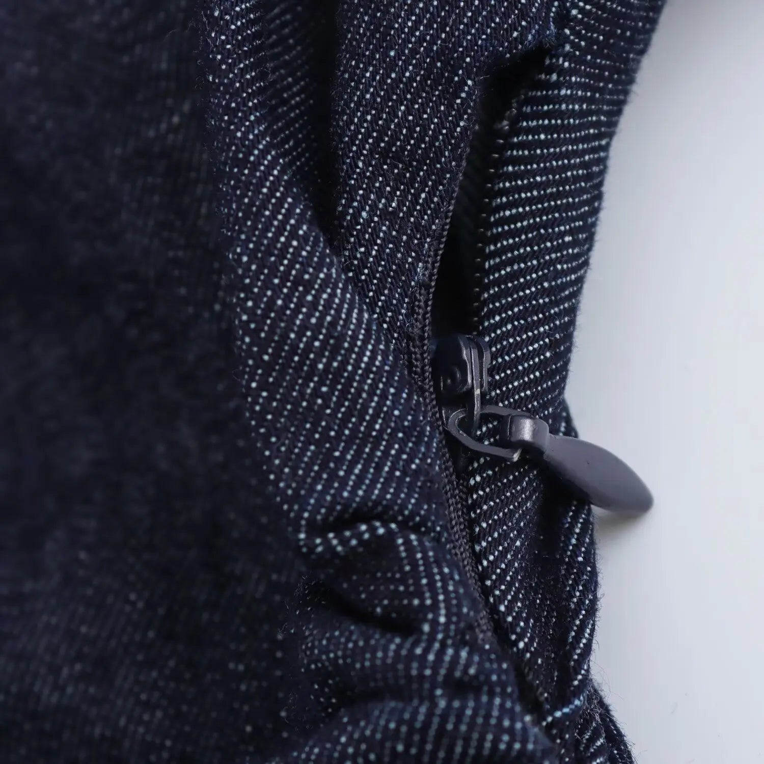 Women Denim Midi Dress | Ruched Waist | Fitted Dress