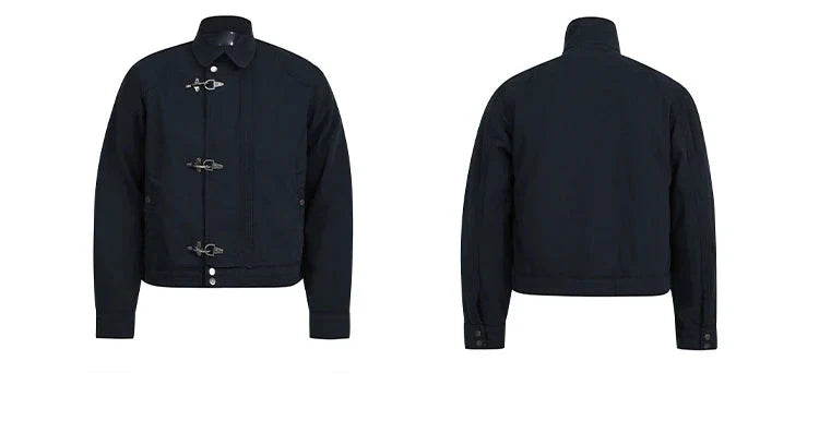 Unisex Lobster-Clasp Deck Jacket | Retro Gothic | Aircraft Button Jacket | Vintage Casual Jacket | Y2K