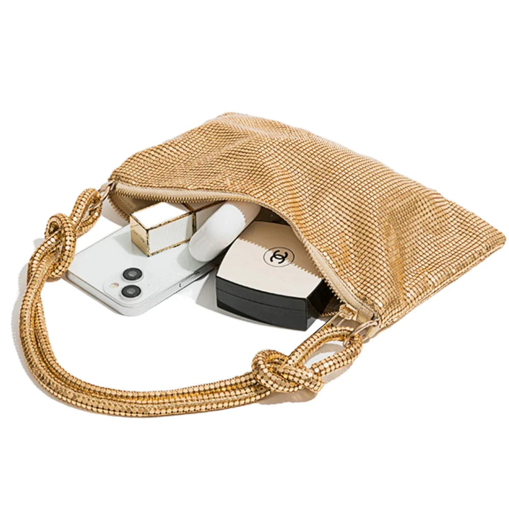 Women Soft Sequins Evening Bag | Shiny Shoulder Bag | Party Bag