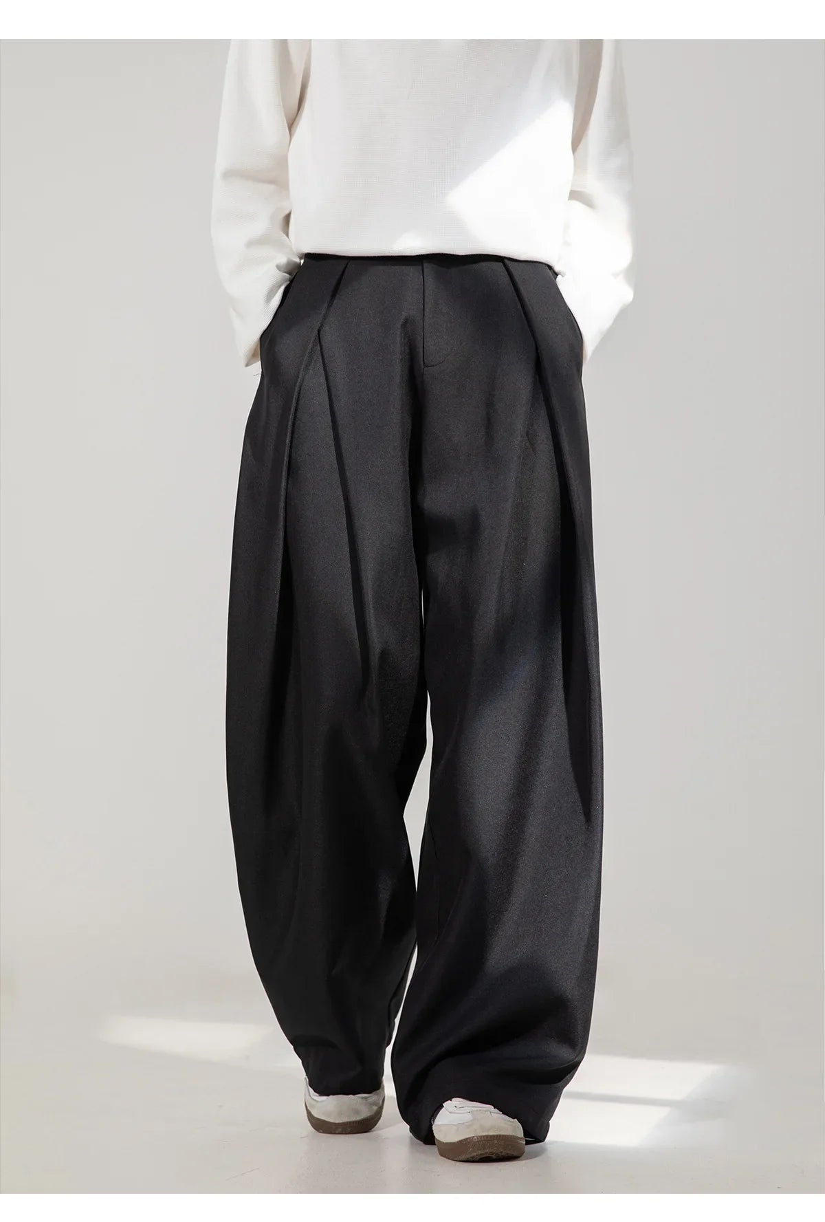 Men Dress Pants | Casual | Flare Trousers | Draped | Straight