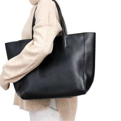 Women Genuine Leather Tote Bag | Large Capacity | Office Purse