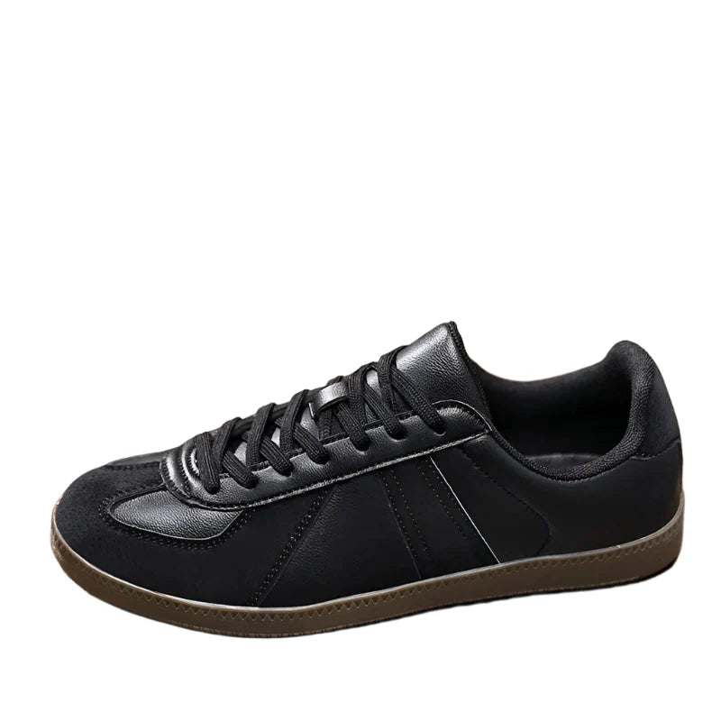 Unisex Black Sneakers | Retro Shoes | Travel Shoes | Leisure Shoes | Canvas Black