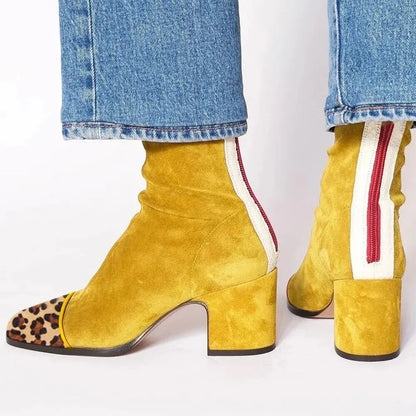 Scarlett™ | Square toe heeled boots