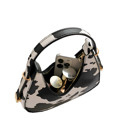 Women Leather Animal Print Underarm Bag | Shoulder Bag