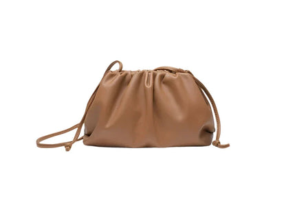 Women Leather Pouch | Shoulder Bag | Crossbody Bag small caramel
