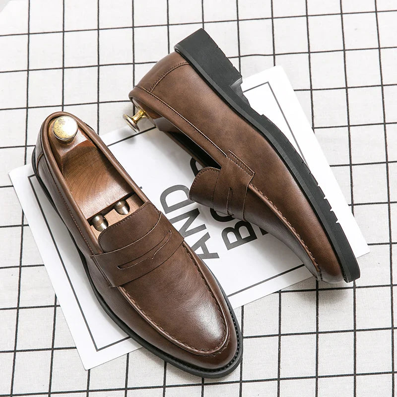 Men Business Leather Shoes | Dress Shoes | Wedding | Homecoming Shoes | Lightweight Shoes