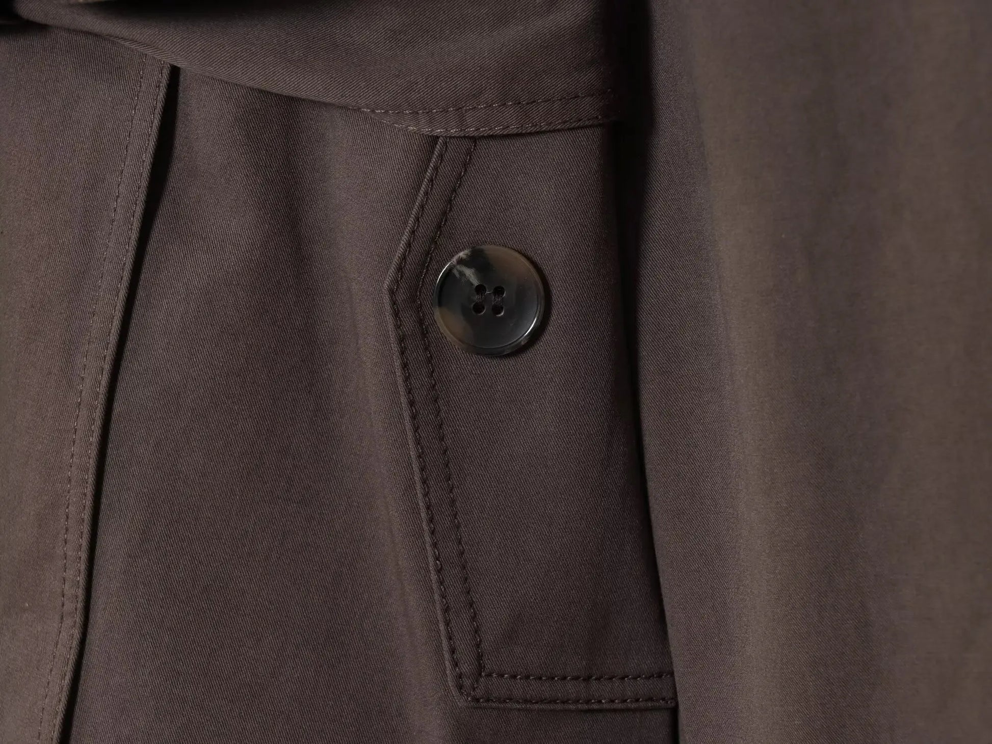 Women British Style Lapel Double-Breasted Coat | Short Trench Coat With Belt