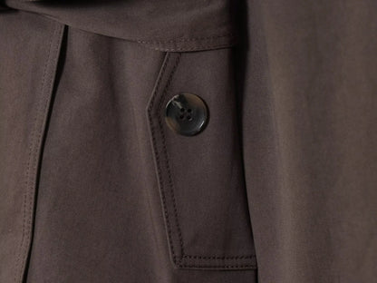 Women British Style Lapel Double-Breasted Coat | Short Trench Coat With Belt
