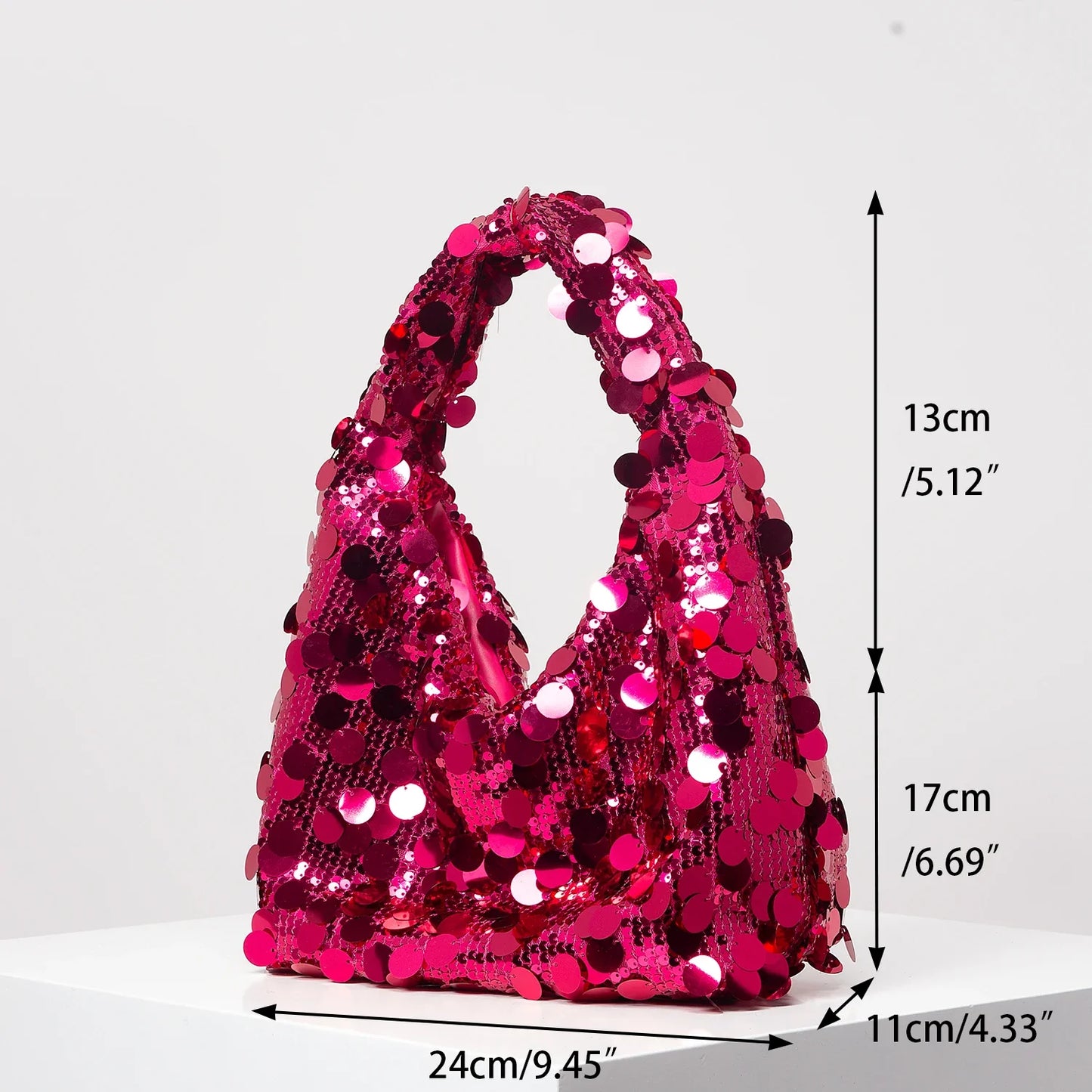 Luxury Women Shoulder Bag | Sequin Bag | Party Bag