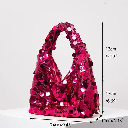 Luxury Women Shoulder Bag | Sequin Bag | Party Bag
