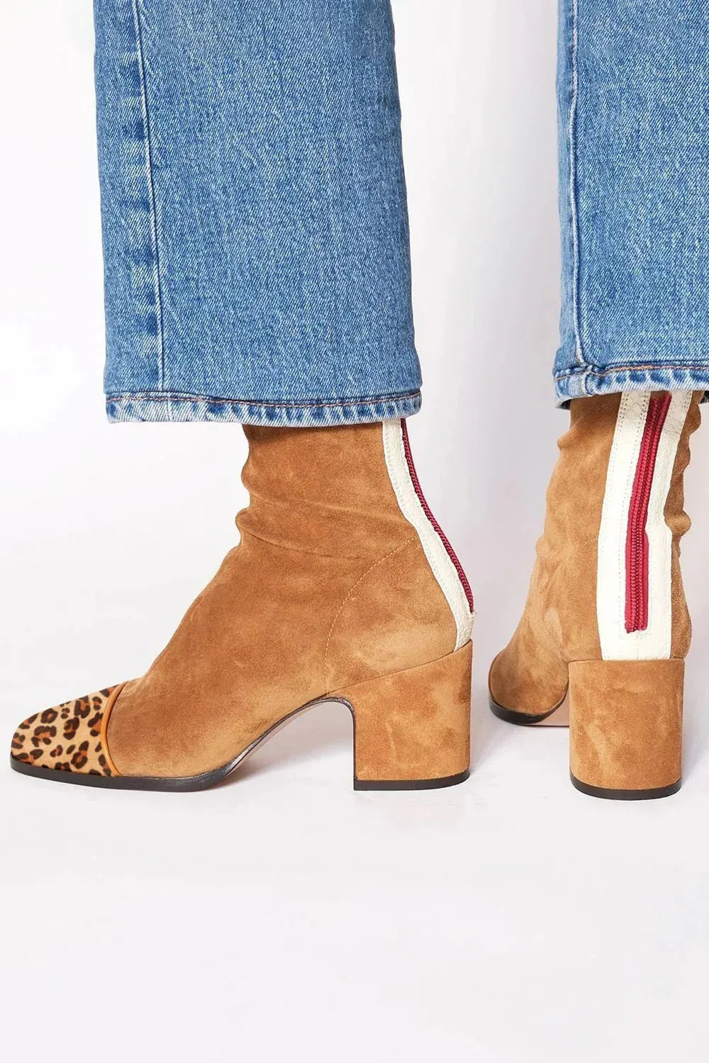 Scarlett™ | Square toe heeled boots