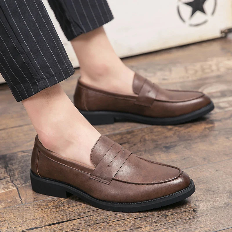 Men Business Leather Shoes | Dress Shoes | Wedding | Homecoming Shoes | Lightweight Shoes