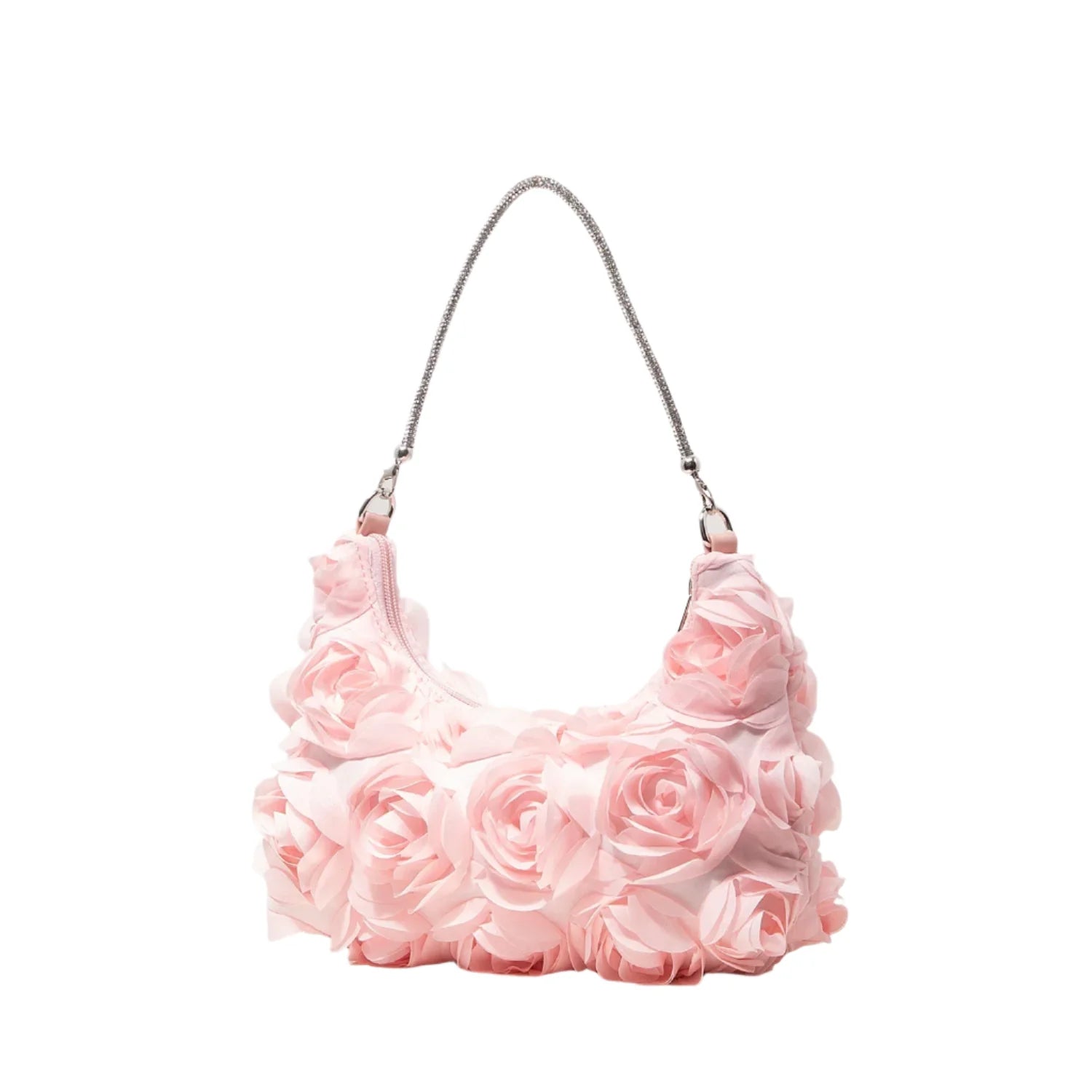 Women Rose Flower Shoulder Bag | Luxury Handbag | Evening Bag