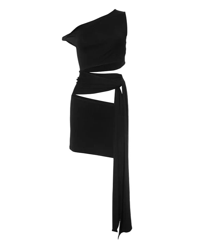 Women Summer Tie Short Dress | Strapless | Sleeveless