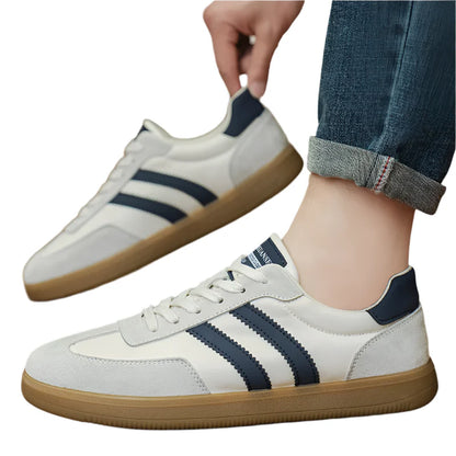 Men Genuine Leather Casual Shoes | Skate Shoes | Non-slip Sneakers