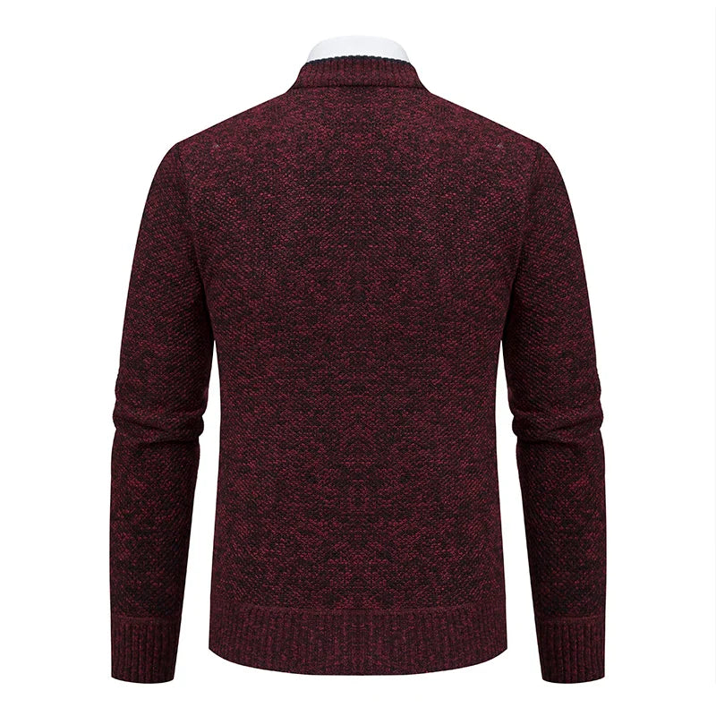 Men's Knitted V-Neck Wool Sweater | Casual Knit Cardigan | Winter Sweater