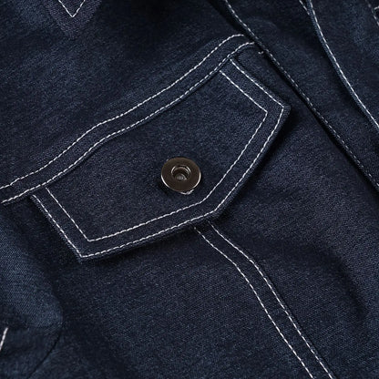 Women Retro High Waisted Top | Denim Top | Y2k