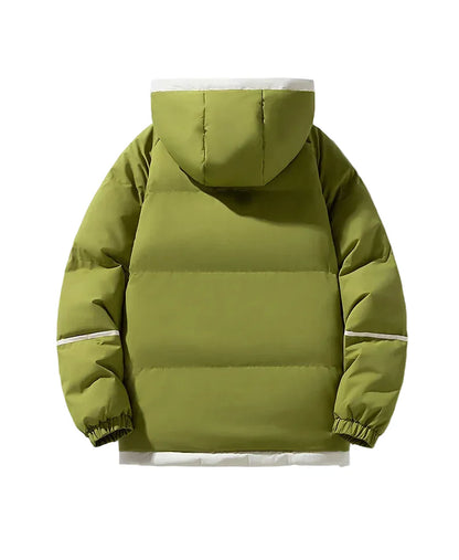Unisex Thick Hooded Puffer Jacket | Windbreaker Jacket | Warm Parka Winter Jacket