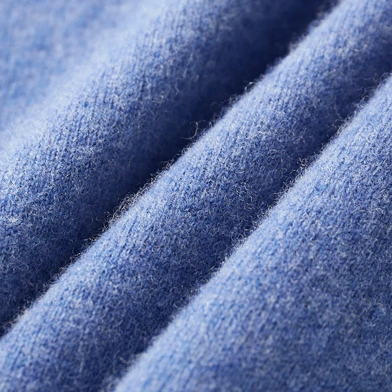 Men Pure Wool Sweater | Casual Pullover | Cashmere Knitting