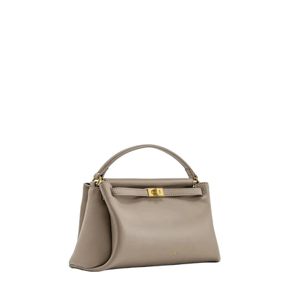Women Leather Small Bag | Crossbody Purse | Top Handle Bag | Shoulder Satchel Bag | Square