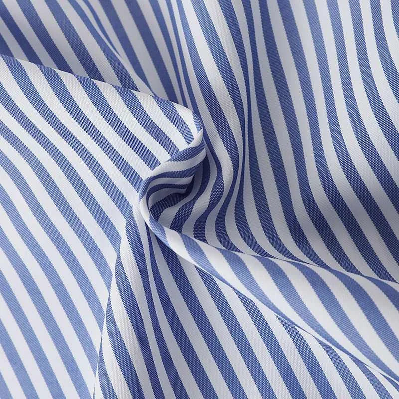 Women Striped Long Sleeve Loose Oversized Blouse | Vintage Button-Up Top