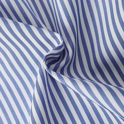 Women Striped Long Sleeve Loose Oversized Blouse | Vintage Button-Up Top