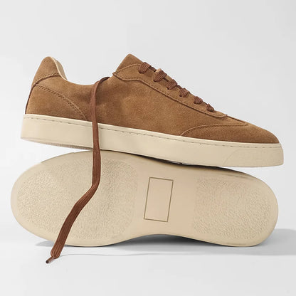 Men Leather Sneakers | Casual Shoes | Sports | Non-Slip Trainers