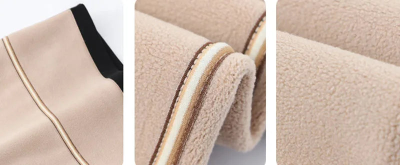 Women Thick Fleece Leggings | Winter | Elastic Tight | Warm Shark Pants | High Waist | Slimming Yoga Leggings