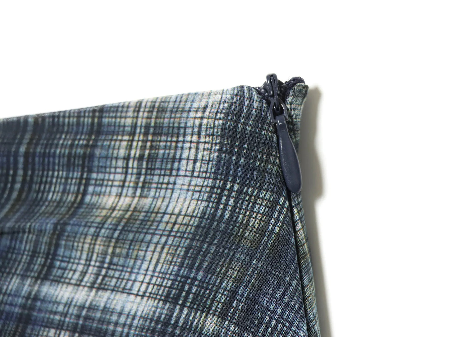 Women Blue Plaid Pleated Skirt | Asymmetrical Hem | High Waist | Long Skirt | Y2k
