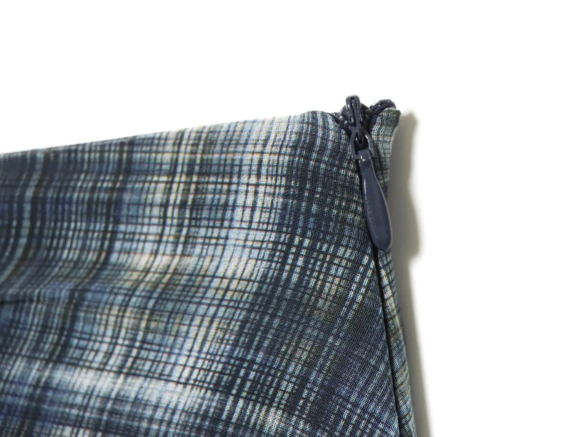 Women Blue Plaid Pleated Skirt | Asymmetrical Hem | High Waist | Long Skirt | Y2k