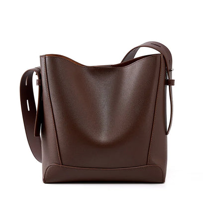 Women Leather Tote Bag | Crossbody Bag coffee