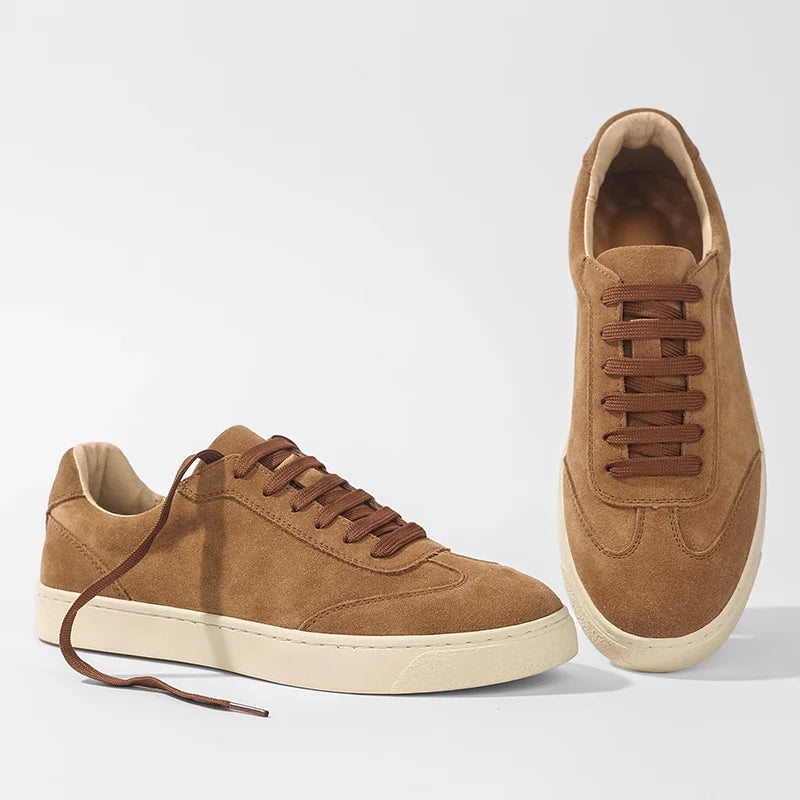 Men Leather Sneakers | Casual Shoes | Sports | Non-Slip Trainers