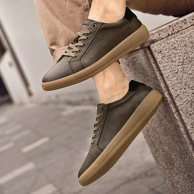 Men Genuine Leather Shoes | Casual Shoes | Sports Sneakers