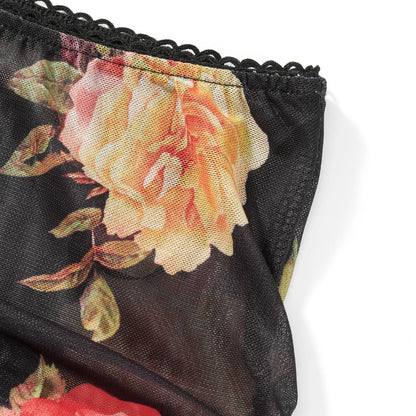 Women Floral Print V Neck Cami Top | Summer Set | Sleeveless | Mini Skirt | Two Piece