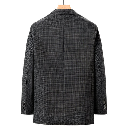 Men Premium Textured Blazer | Business Casual