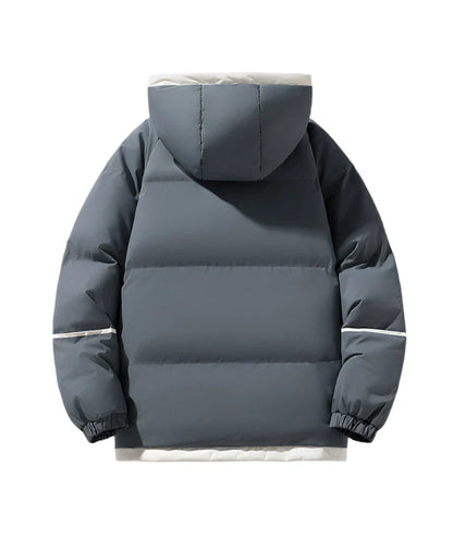 Unisex Thick Hooded Puffer Jacket | Windbreaker Jacket | Warm Parka Winter Jacket