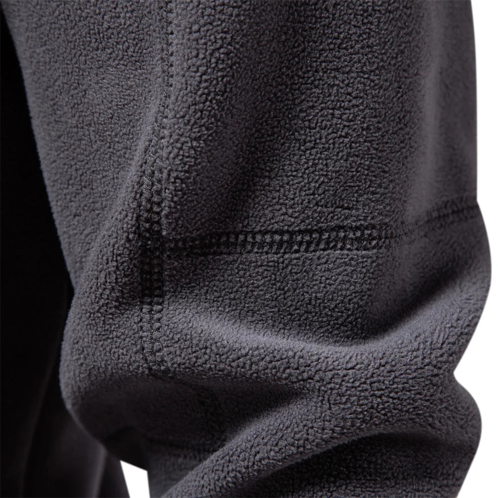 Men Warm Fleece Jacket | Men Soft Sweatshirt | Zipper Neck Pullover
