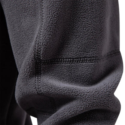 Men Warm Fleece Jacket | Men Soft Sweatshirt | Zipper Neck Pullover