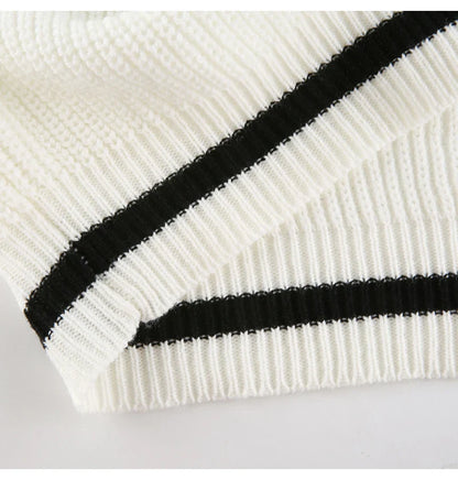 Women Loose Sweater | Autumn | Knitted Pullover | Long Sleeve | V-Neck Knitted Sweater