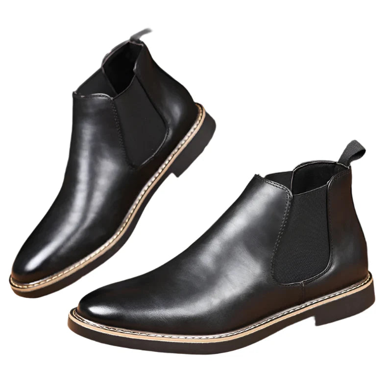 Men Leather Chelsea Boots | Ankle Boots | Pointed Toe Boots