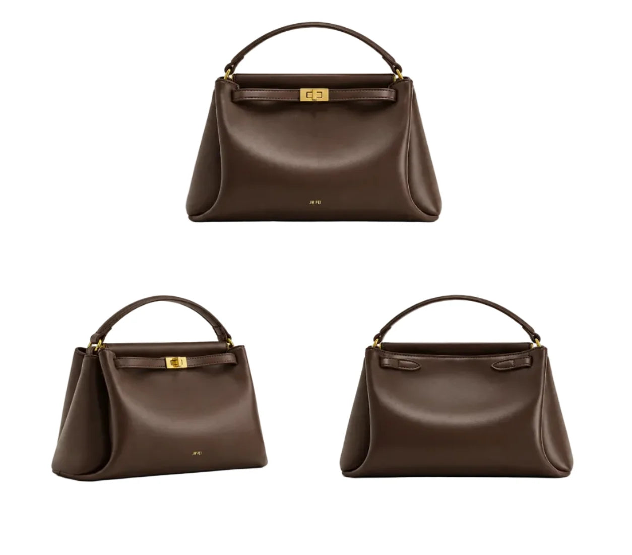 Women Leather Small Bag | Crossbody Purse | Top Handle Bag | Shoulder Satchel Bag | Square