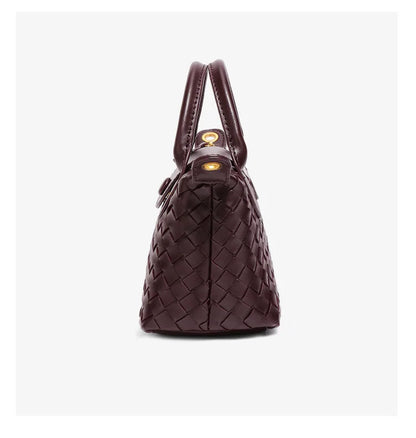 Women Woven Shoulder Bag | Small Dumpling Bag | Bucket Bag | Crossbody Bag | Lunch Box Bag