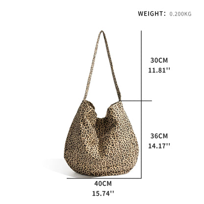 Women Large Leopard Tote Bag B