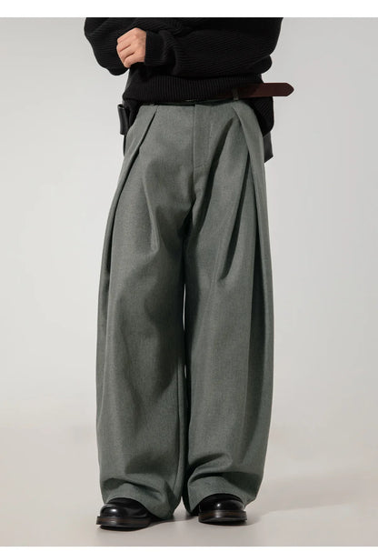 Men Dress Pants | Casual | Flare Trousers | Draped | Straight