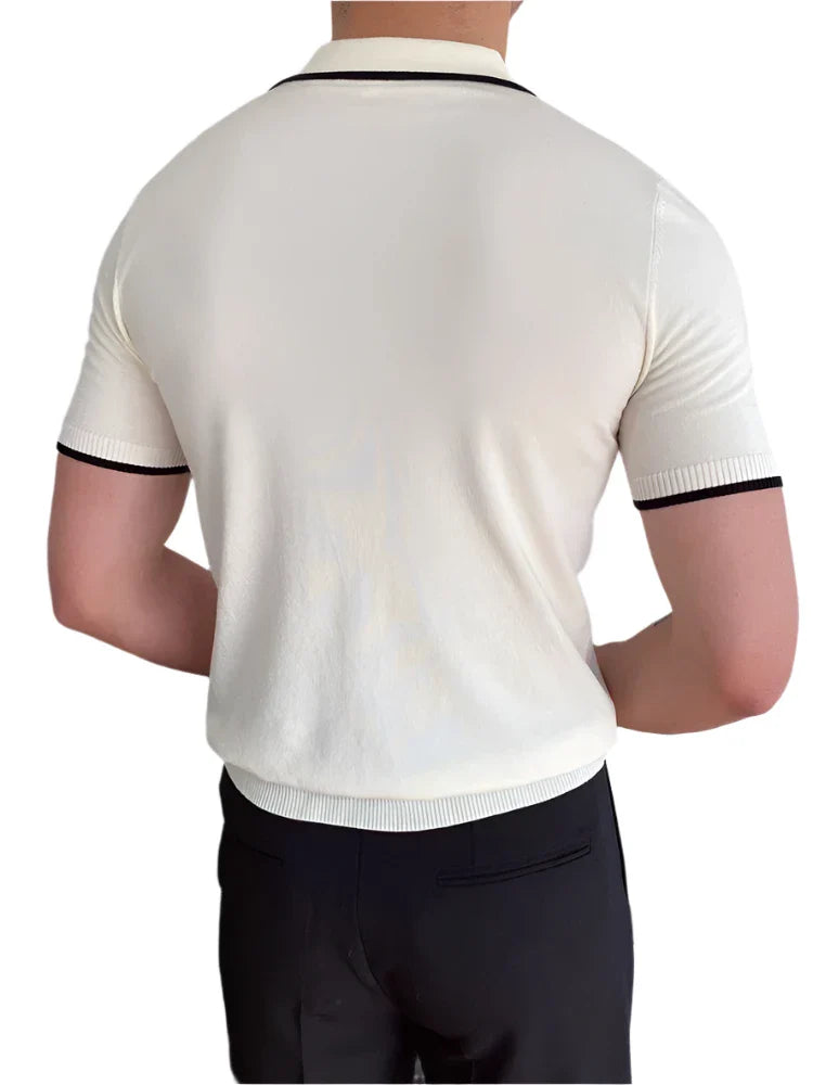Classic Men’s Golf Polo Cotton Shirt | Casual Short Sleeve Pullover