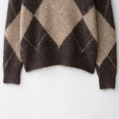 Woman Knitted Pullover | One-Shoulder | Long Sleeved | Casual Cropped Sweater | Off Shoulder Sweater Top