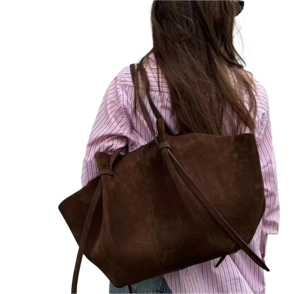 Women Suede Tote Bag