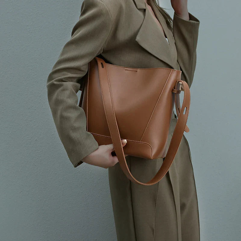 Women Bucket Bag | Leather Shoulder Bag