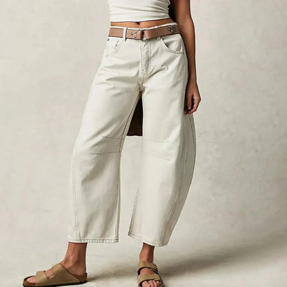 Harper | Women's Wide Leg Cropped Trousers