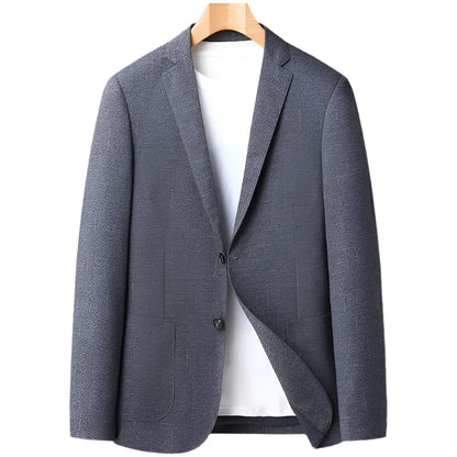 Men Casual Business Suit Blazer | Office Outwear Grey